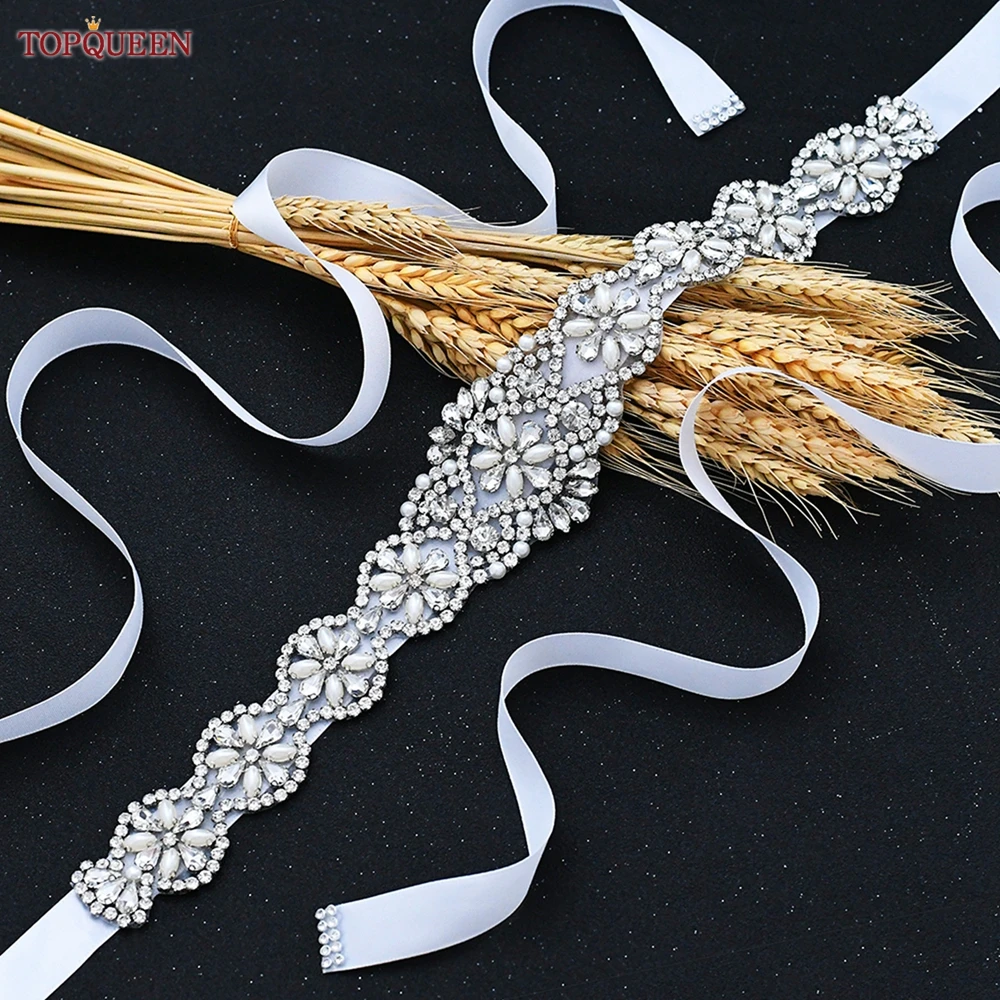 Top Trends: TOPQUEEN Luxury Bridal Belts With Rhinestone Bride Wedding Accessories Belt For Women Wedding Dress Sash Belt Formal Belts S161 Shoppable Styles