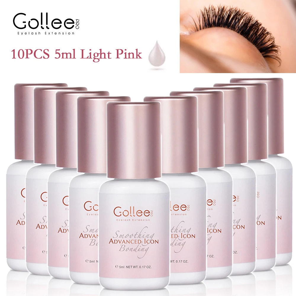 Top Trends: Gollee 10PCS Lash Glue Jelly Powder Glue 5ml Eyelash Extension Supplies Makeup Tools Bonder Accelerator Lash Super Bonder Lash Shoppable Styles