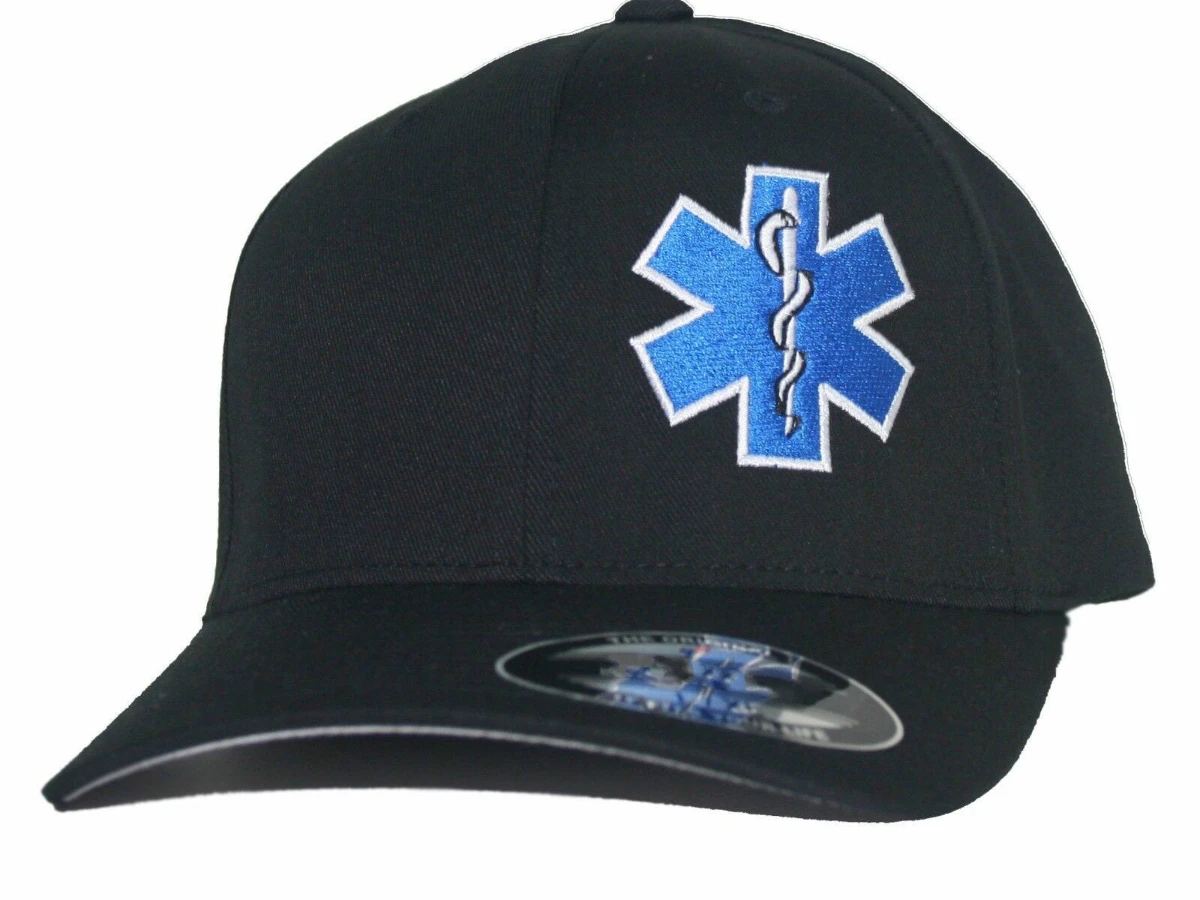 Top Trends: Printed EMT Star Of Life Fitted Hat Paramedic Cross EMS Fire Rescue Shoppable Styles