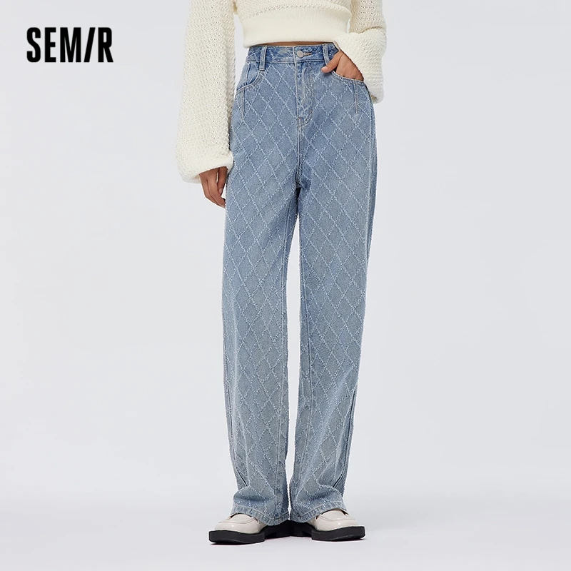 Top Trends: Semir 2023 Women Jeans Spring New Skinny Skinny Wide-leg Pants Jeans For Women Shoppable Styles