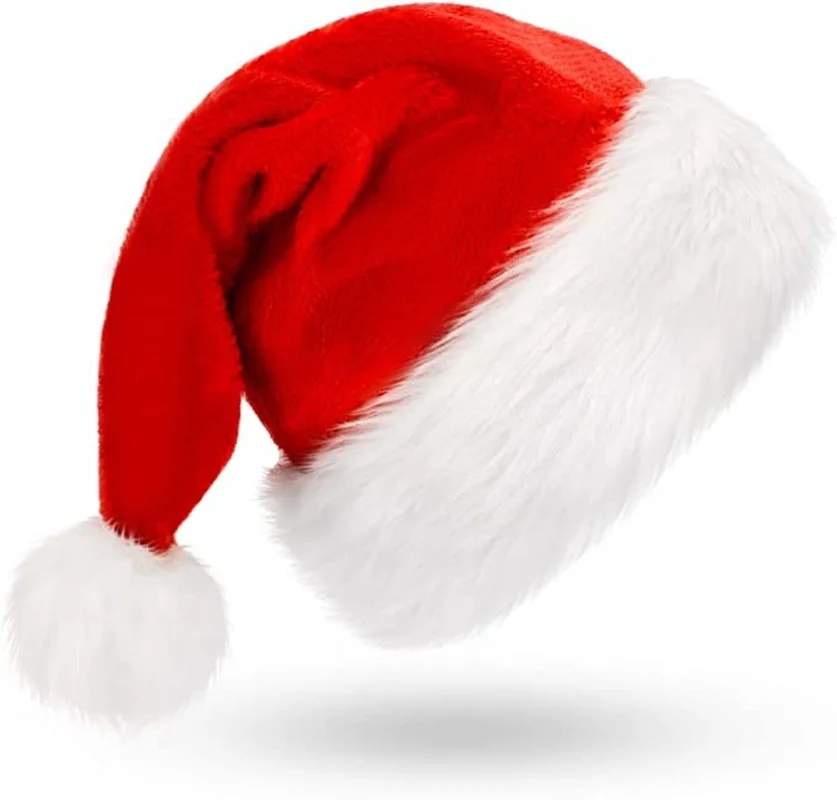 Top Trends: 2022 New Year Thick Christmas Hat Adults Kids Christmas Decorations For Home Xmas Santa Claus Gifts Navidad Decor Winter Caps A+ Shoppable Styles