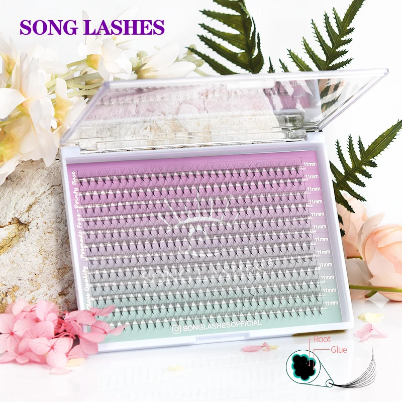 Top Trends: SONG LASHES Premade Fans Mega Tray 360 Fans Sharp Thin Pointy Base Premade Volume Fans For Eyelash Extensions 6D 7D 8D 10D 12D Shoppable Styles