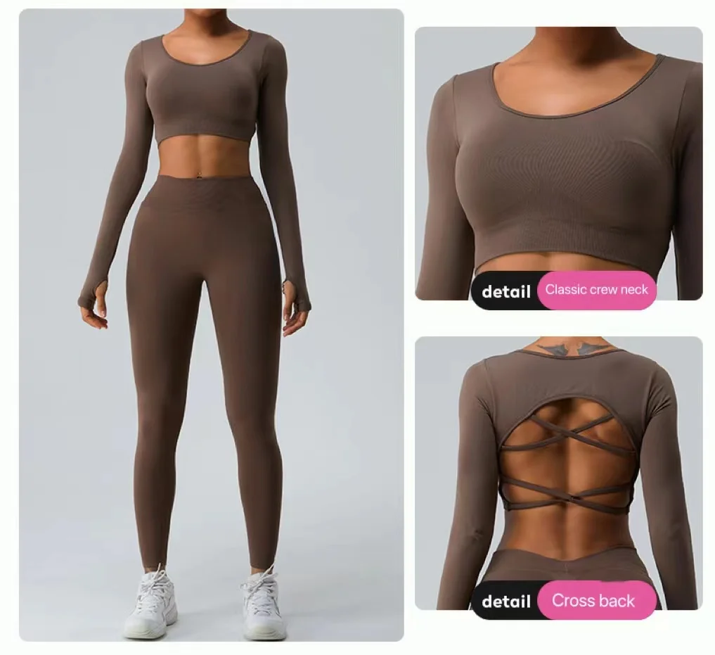 Top Trends: Women&#039;s Tracksuit Seamless Yoga Set 1-2PCS Workout Sportswear Gym Clothing Drawstring High Waist Leggings Fitness Sports Suits Shoppable Styles