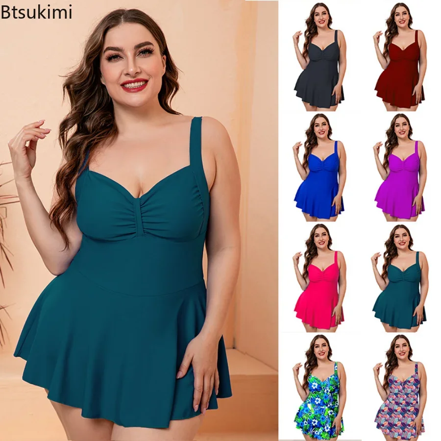 Top Trends: New Plus Size Beach Outfits Women Slim Swimwear Women One Piece Oversized Swimsuits For Fat Women Bikini Sets 2024 Bathing Suits Shoppable Styles