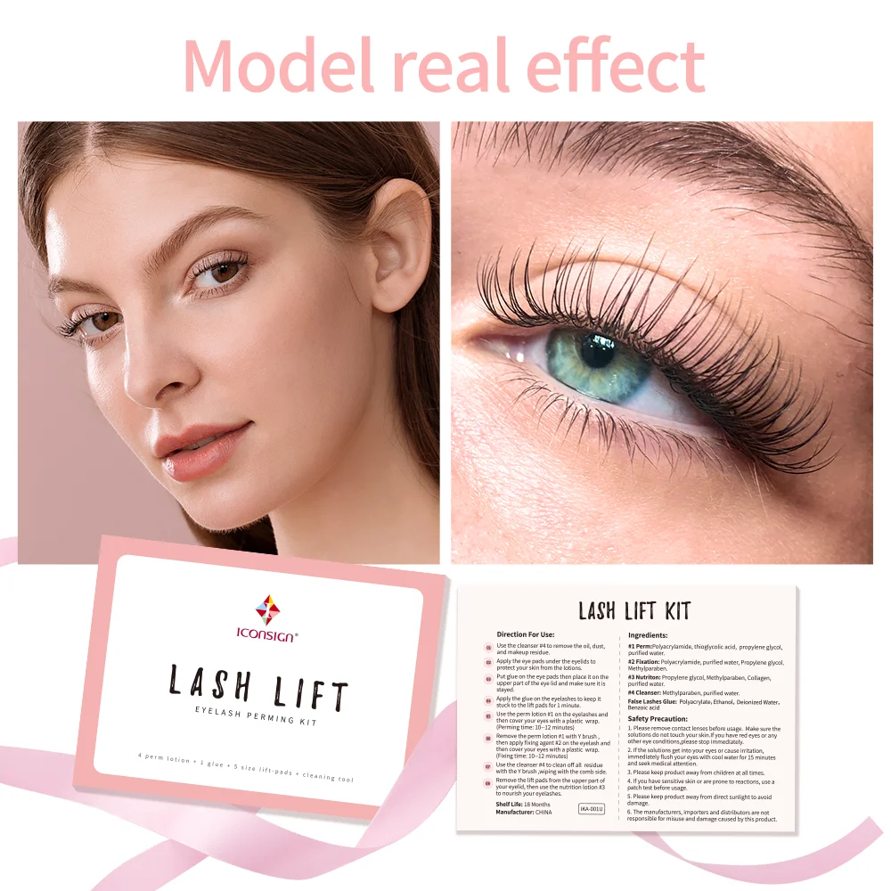 Top Trends: Dropshipping ICONSIGN Lash Lift Kit Lifiting Eyelash Enhancer Calia Set Lashes Perm Eyes Makeup Tools Can Do Your Logo Shoppable Styles - Image 2