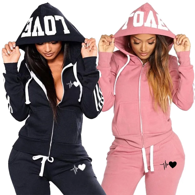 Top Trends: Womens Striped Tracksuit 2 Piece Outfits Casual Long Sleeve Zip Jacket Sport Set Sweatsuits Hoodies+ Sweatpants Sweat Suits Shoppable Styles