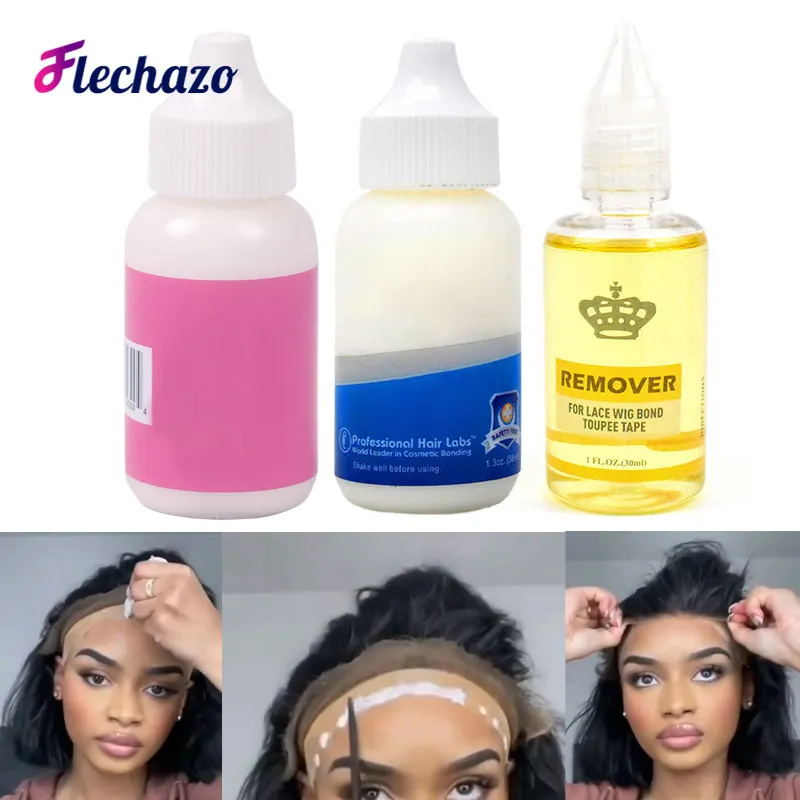 Top Trends: FLECHAZO Hair Wig Glue Waterproof Lace Front Wig Glue Strong Hold Toupee Tape Hair Bonding Glue Adhesive For Hair Replacement Shoppable Styles