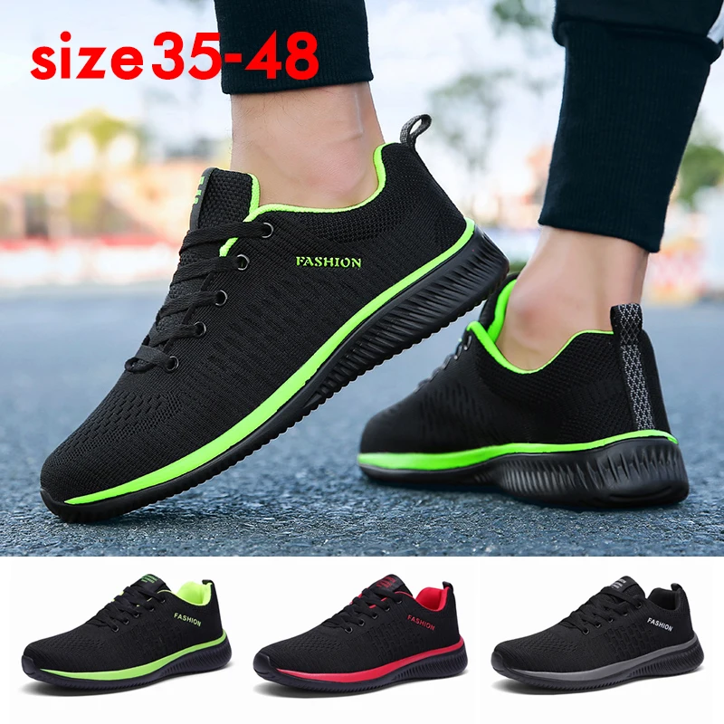 Top Trends: Mens Shoes Casual Sneakers Breathable Light Running Shoes Men Sports Shoes Mesh Plus Size Comfortable Walking Man Vulcanize Shoe Shoppable Styles