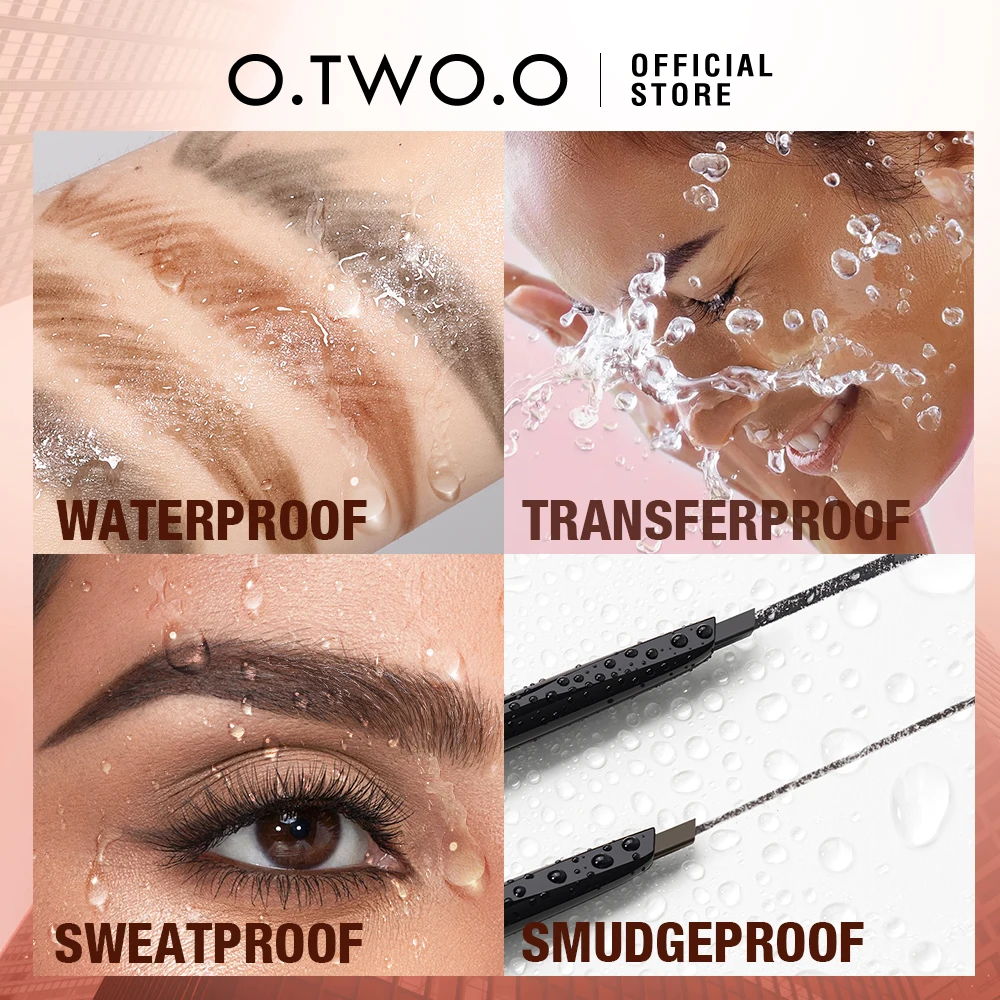 Top Trends: O.TWO.O Eyebrow Pencil 3 In 1 Fine Precise Brow Definer Waterproof Natural 4 Colors Brown Eye Brow Pen With Eyebrow Trimmer Shoppable Styles - Image 4