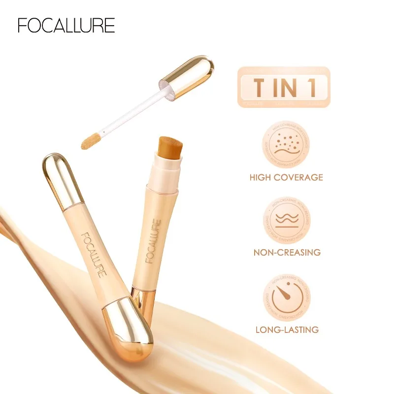 Top Trends: FOCALLURE Matte Flawless Liquid Concealer Foundation Cream Professional Concealing Eye Dark Circle Long-lasting Face Cosmetics Shoppable Styles