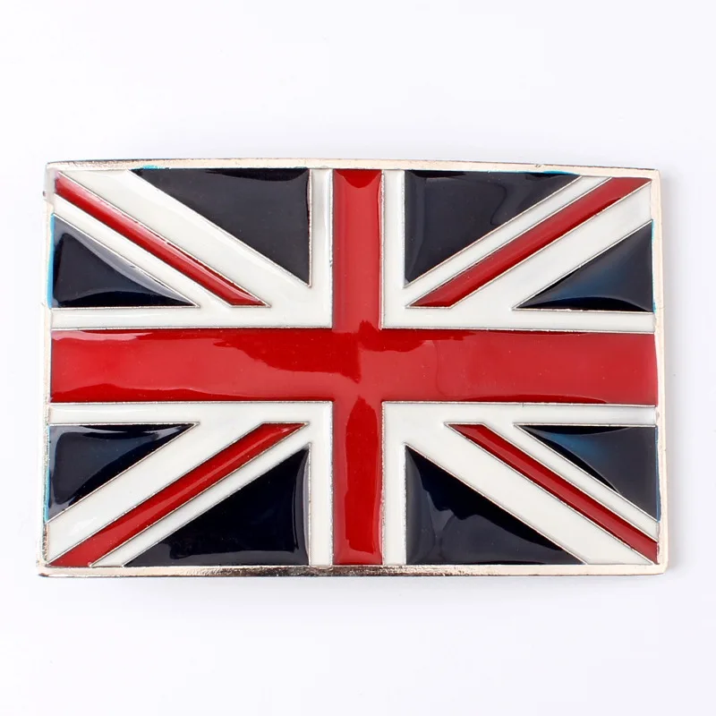 Top Trends: British Flag Pattern Belt Buckle Handmade Homemade Belt Accessories Waistband DIY Western Cowboy Rock Style K41 Shoppable Styles