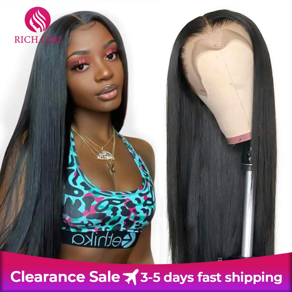 Top Trends: 13x4 Lace Frontal Human Hair Wig HD Transparent Lace Front Wig Pre Plucked 4x4 5x5 Closure Wig Bone Straight Lace Wig Remy Hair Shoppable Styles