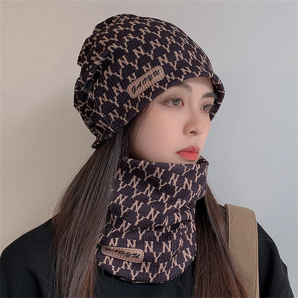 Top Trends: Korean Version Autumn And Winter Dual-use Neck Scarf Fashion With Warm Baotou Hat Scarf MW014 Shoppable Styles