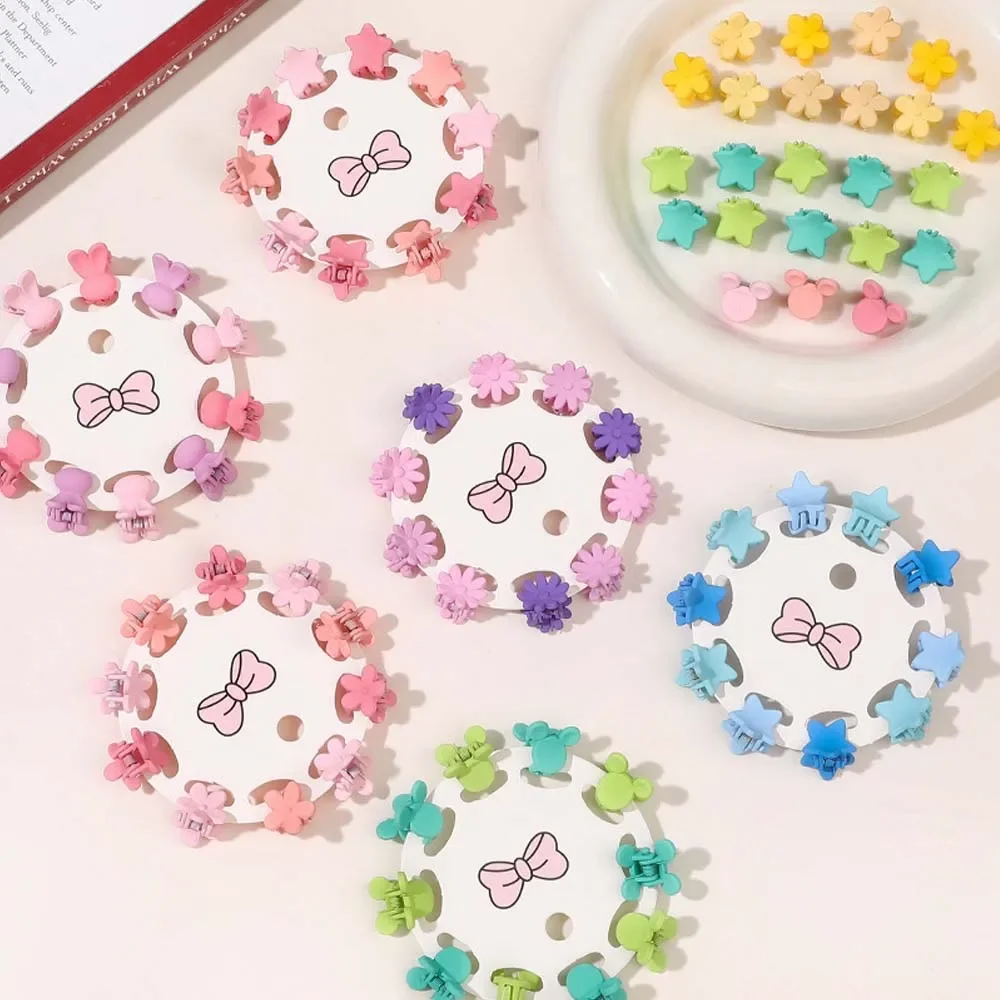 Top Trends: 10PCS Cute Star Rabbit Candy Small Hair Claw Crab Clips Girls Childs Mini Cartoon Hair Clamps Baby Hair Accessories Sets Shoppable Styles - Image 6