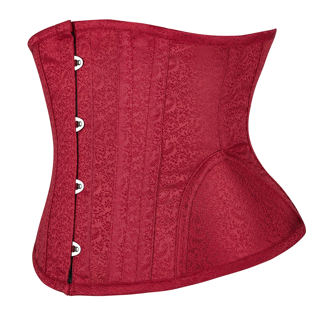 Top Trends: Short Torso Red Underbust Corset Steampunk Corselet Top Hourglass Curve Shaper Slimming Waist Trainer Shoppable Styles