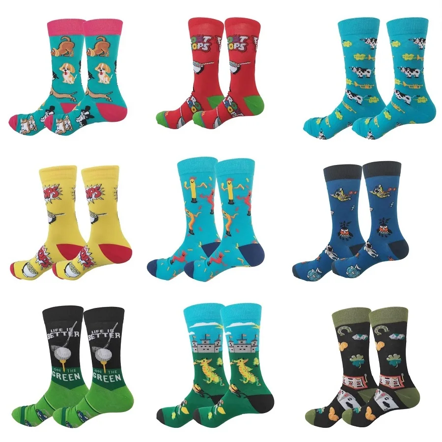 Top Trends: Cotton Animal Leisure Middle Tube Socks For Men And Women Shoppable Styles