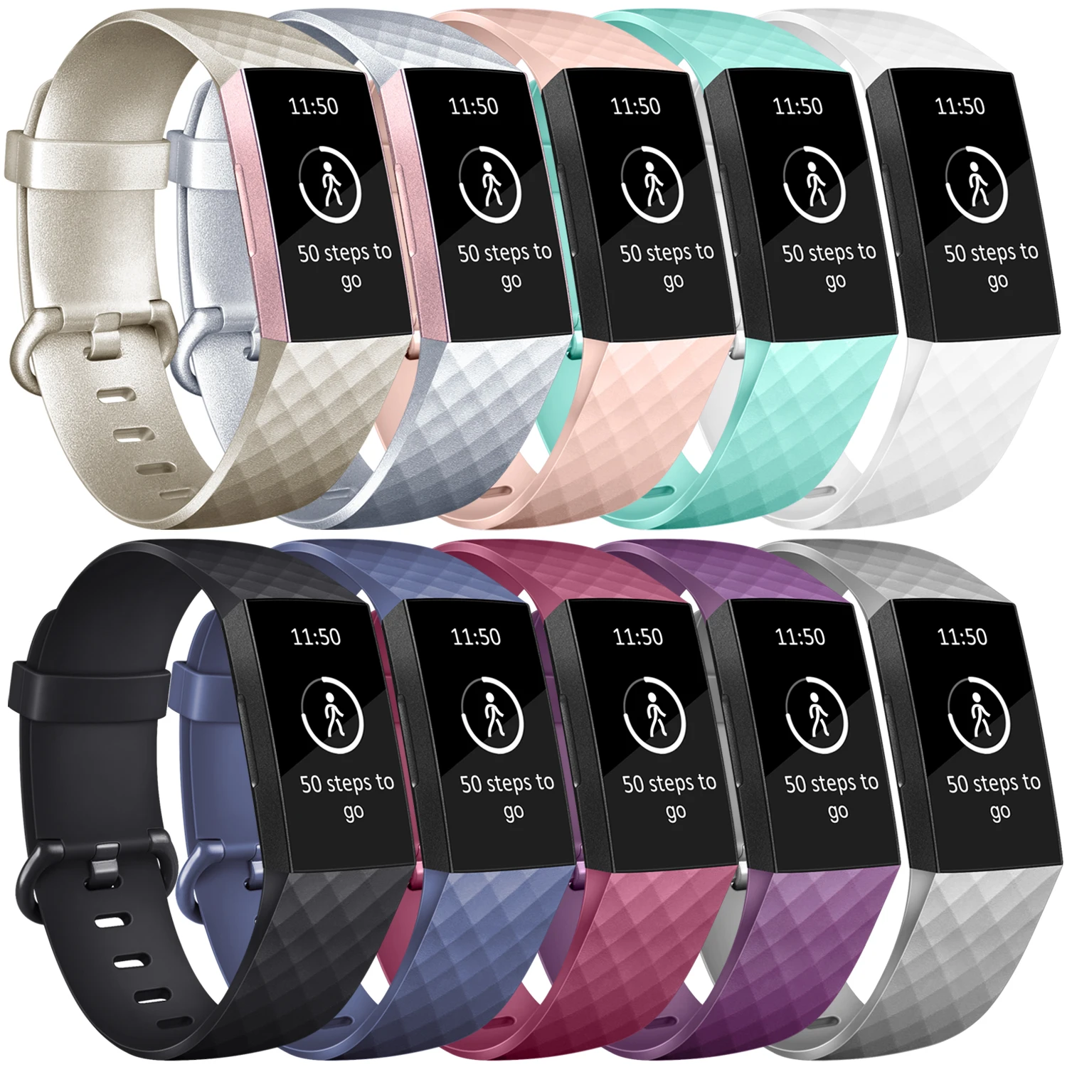 Top Trends: Bracelet Band For Fitbit Charge 4 3 3 Se Strap Soft TPU Replacement Wristband Watchband For Fitbit Charge 4 3 Watch Accessories Shoppable Styles