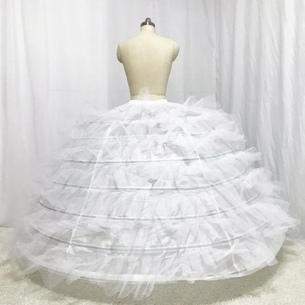 Top Trends: Designer Wedding Petticoat Six Liu Layer With Hard Tulle For Puffy Wedding Gown For Big Wedding Dress Puffer Dress Shoppable Styles