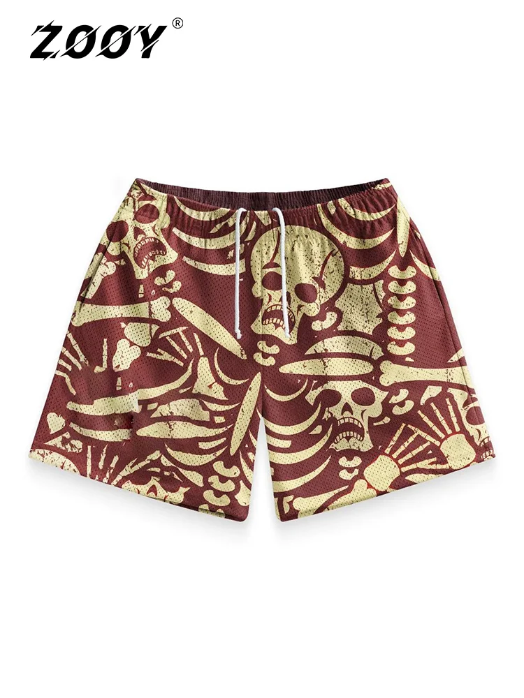 Top Trends: ZOOY (L-9XL) Men&#039;s Basketball Cartoon Print Sports Drawstring Shorts Shoppable Styles