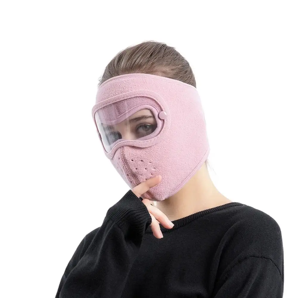 Top Trends: Thermal Ski Masks Breathable Windproof Fleece Earmuffs Mask Face Shield Face Mask Woolen Face Mask Ladies Shoppable Styles