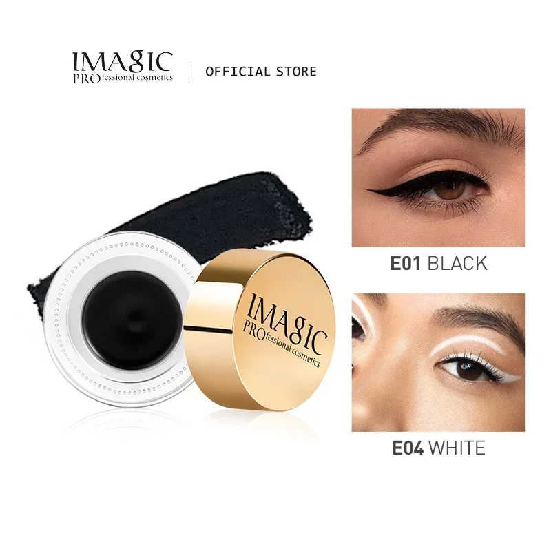 Top Trends: IMAGIC Eyeliner Waterproof Eyeliner Gel Makeup Cosmetic Gel Eye Liner With Brush 24 Hours Long-lasting Eye Liner Kit Shoppable Styles