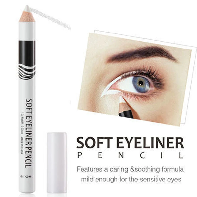 Top Trends: White Eyeliner Pencil Thick & Thin Liquid Liner Quick-Dry Lasting No Blooming Eye Liner Pen Waterproof Women Makeup Cosmetic Shoppable Styles - Image 4