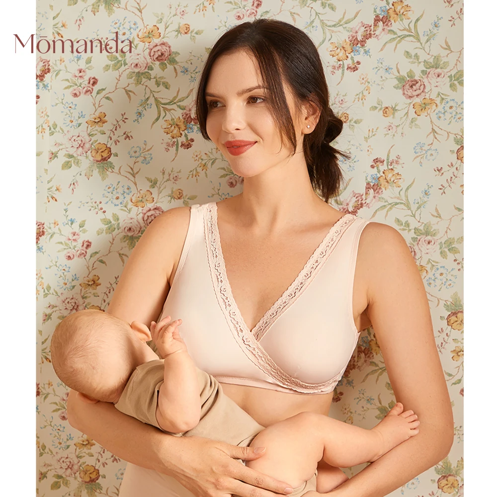 Top Trends: Maternity Nursing Sleep Bra For Breastfeeding Wireless Plus Size Soft Daily Wide Comfortable Shoulder Straps Postpartum DD E F G Shoppable Styles