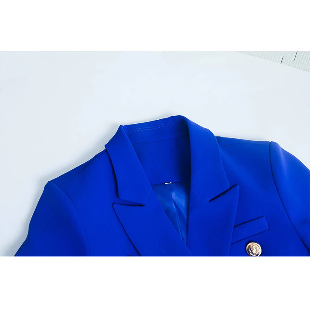 Top Trends: Customized Women's Designer Blazer: Handcrafted In A Slim Fit With Gold Buttons For Stylish Office And Casual Wear Shoppable Styles - Image 5