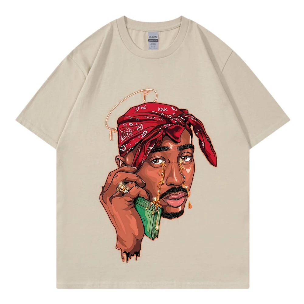 Top Trends: Tupac New Vintage T-shirt Hip Hop Pop Music Singer 100% Cotton Men T Shirt New Tee Tshirt Womens Tops 90s Rap Unisex Streetwear Shoppable Styles