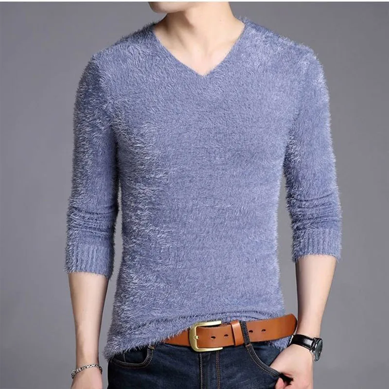 Top Trends: Autumn Winter KPOP Fashion Style Harajuku Slim Fit Tops Loose Casual All Match Knitwear Thick V Neck Insert Long Sleeve Sweaters Shoppable Styles