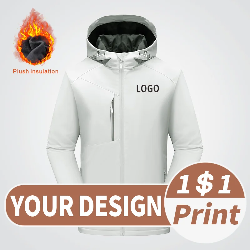 Top Trends: Customized Logo For Outerwear Embroidered Graphics And Text For Jackets And Jackets Printing On Winter Warm Tops Printing Diy Shoppable Styles