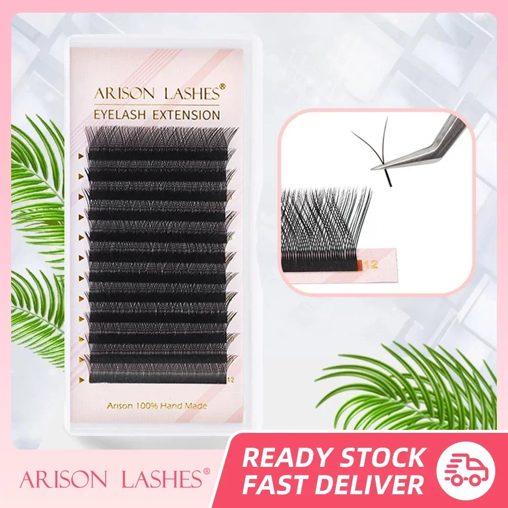 Top Trends: Y Shape Eyelash Extension Double Tip Lashes Eyelash Cilios YY Natural Easily Grafting Y Style Volume Lash Faux Mink Extensions Shoppable Styles