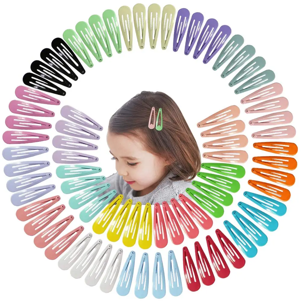 Top Trends: 10-40PCS Cute Candy Color Waterdrop Shape Hairpins For Girls Hair Clips Y2k BB Hairpin Barrettes Headwear Kids Hair Accessories Shoppable Styles - Image 5