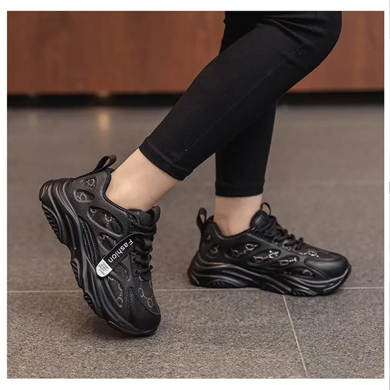 Top Trends: Girls&#039; Sneakers Spring New Soft Soled Comfortable Children&#039;s Daddy Shoes Casual Mid Large Children Breathable Sneakers Shoppable Styles