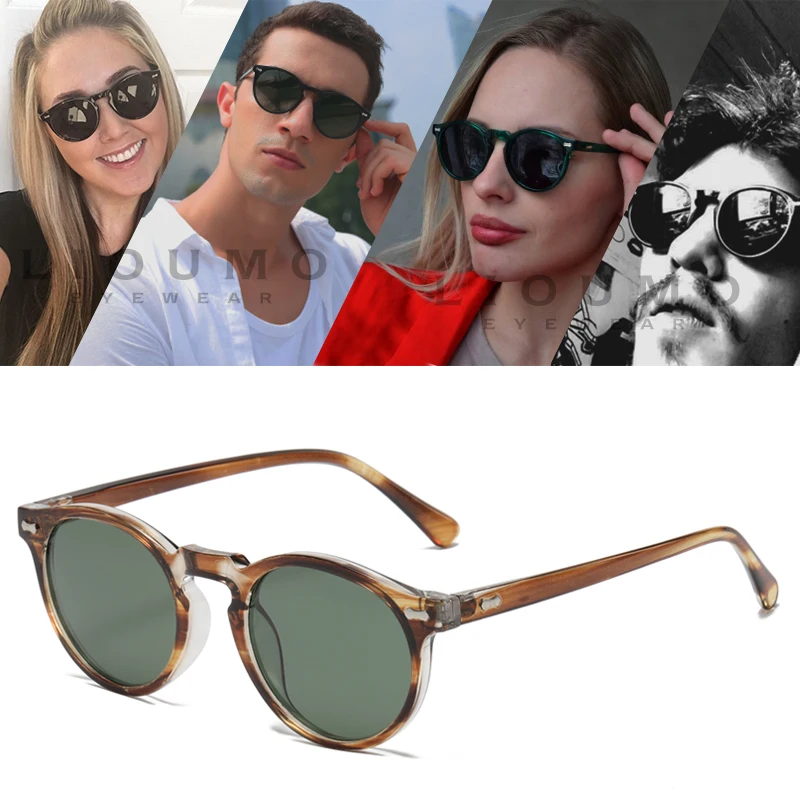 Top Trends: LIOUMO 2023 Retro Polarized Sunglasses Men Round Frame Vintage Glasses For Women UV400 Driving Goggles Oculos De Sol Masculino Shoppable Styles - Image 2