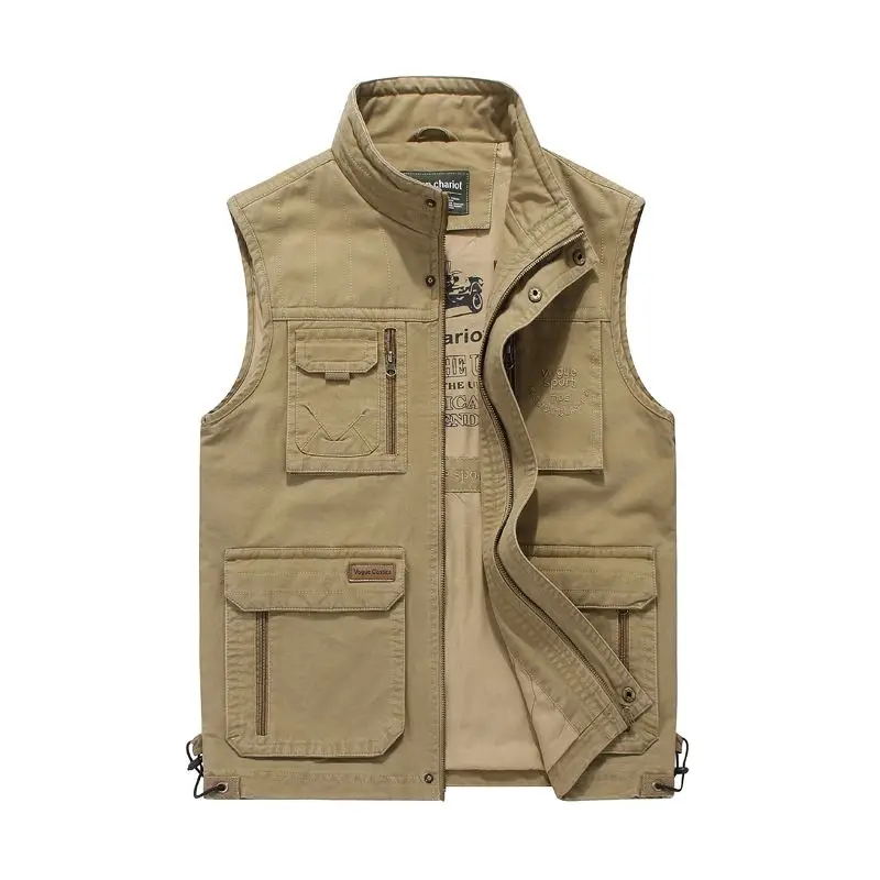 Top Trends: Tactical Military Vest Men Jackets Jersey Vests Denim Sleeveless Jacket Summer Workwear Mesh Man Plus Size Outerwear Embroidered Shoppable Styles - Image 3