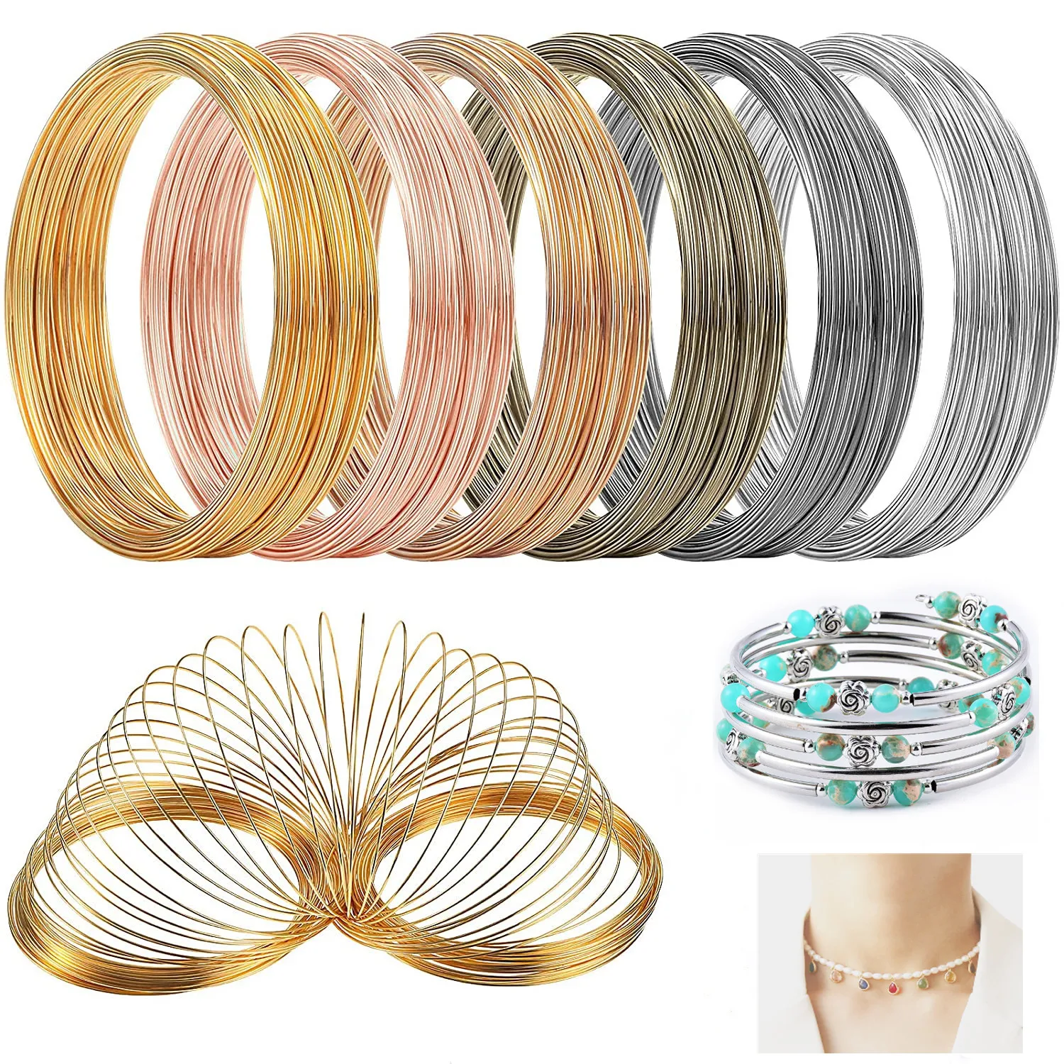 Top Trends: Jewelry Memory Wire Beading Wire Steel Memory Wire Jewelry Wire Components For Jewelry Making Supplies Necklace Bracelet Earring Shoppable Styles