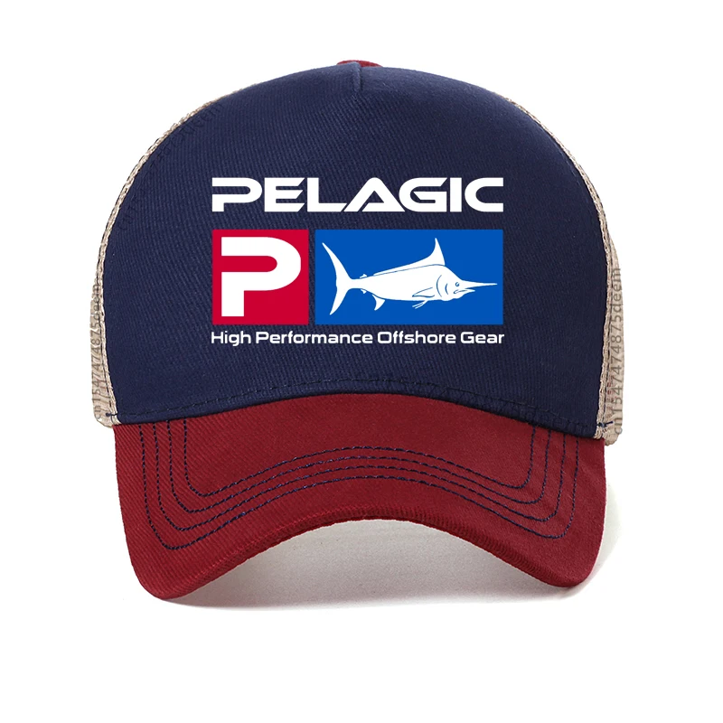 Top Trends: New Pelagic Fisher Offshore Men Hat Summer Outdoor Fishing Hats Unisex Cool Mesh Breathable Hat Adjustable Snapback Hats Garros Shoppable Styles