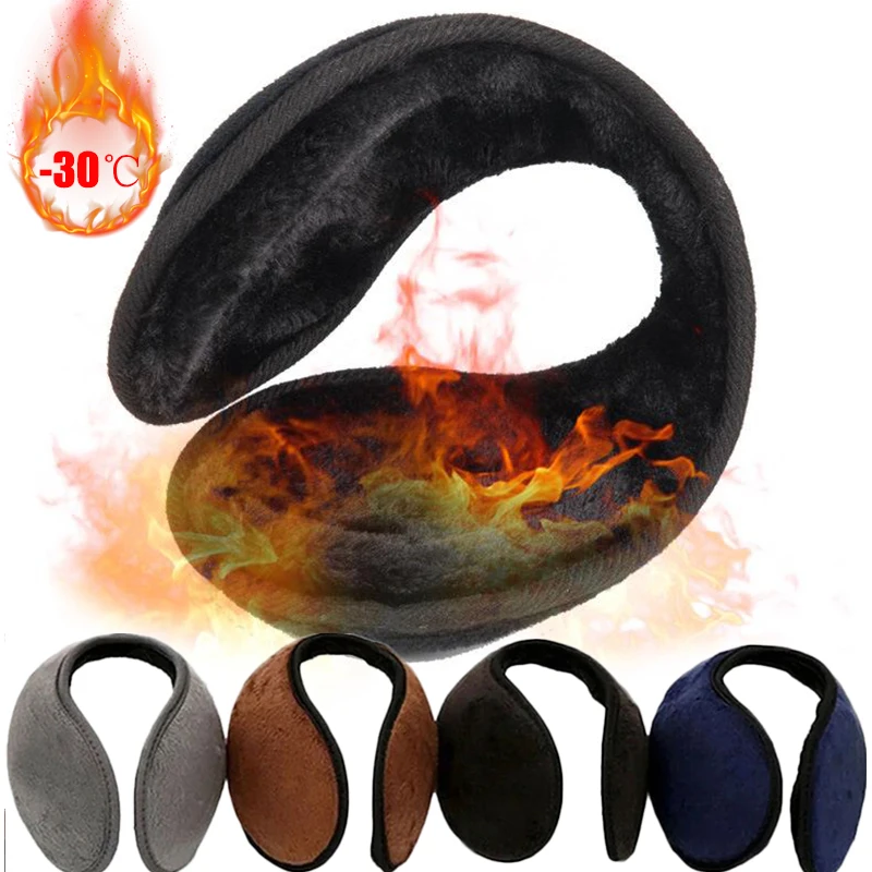 Top Trends: Winter Warm Fur Earmuffs For Men Women Velvet Ear Muffs Thicken Warmer Ear Cover Outdoor Cycling Ski Plush Ear Protector Shoppable Styles