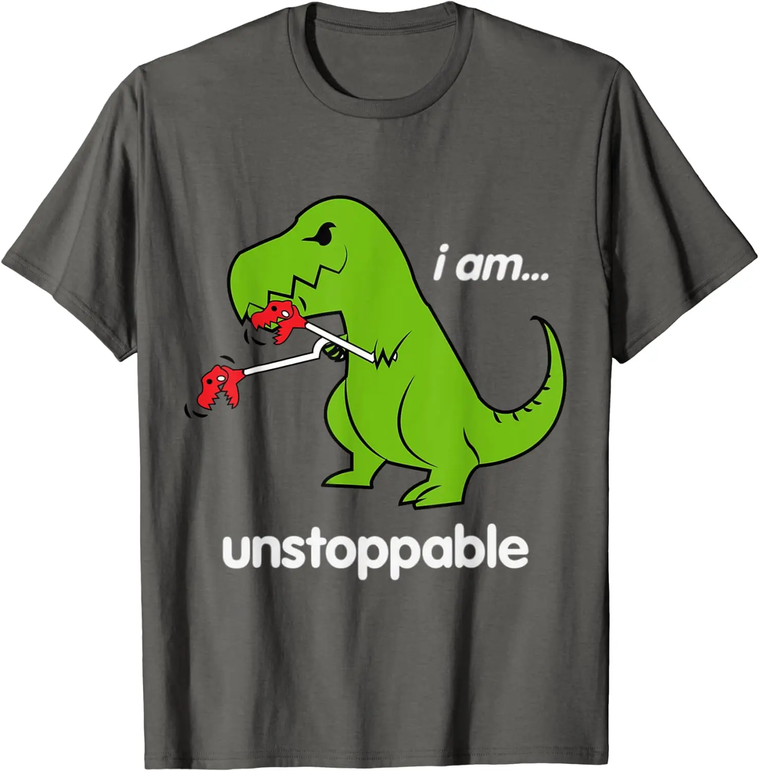 Top Trends: I Am Unstoppable T-Rex Dino Cool Cute Humor Funny T-Shirt Tshirts Tops Tees New Design Cotton Hip Hop Gift Men's Shoppable Styles