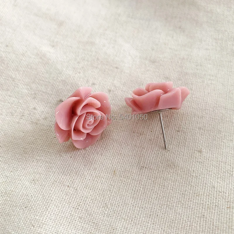 Top Trends: Sailor Kino Makoto / Sailor Jupiter Cosplay Accessory Earrings Rose Flower Stud Earrings Shoppable Styles