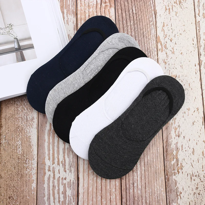 Top Trends: 2023 New 5 Pairs / Lot Shallow Invisible Socks Women Solid Ankle Socks In Set Breathable Anti-friction Socks 35-41 Dropshipping Shoppable Styles