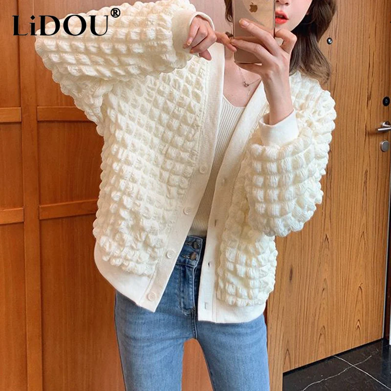 Top Trends: 2022 Autumn Winter New Fashion Temperament Simple Design Coats Women Solid Color Loose Casual Lady Tops Shoppable Styles