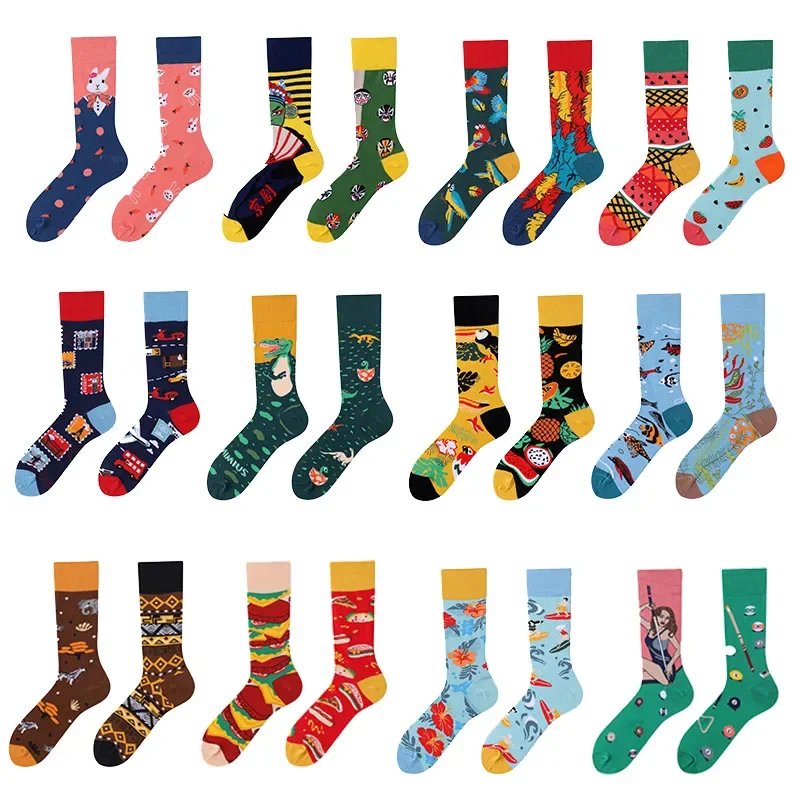 Top Trends: New Fashion Socks, Spring And Summer Ab Socks, Color Contrast Socks, Cute Japanese Mid-tube Socks Shoppable Styles