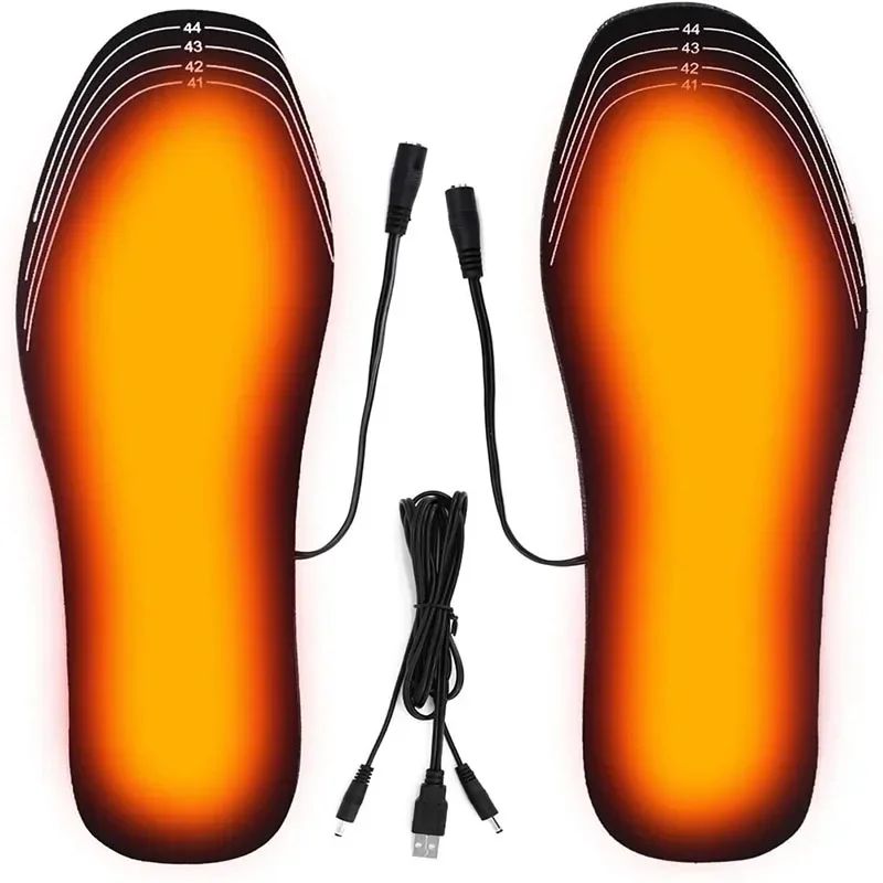 Top Trends: USB Heated Shoe Insoles Electric Foot Warming Pad Feet Warmer Sock Pad Mat Winter Outdoor Sports Heating Insoles Winter Warm Shoppable Styles