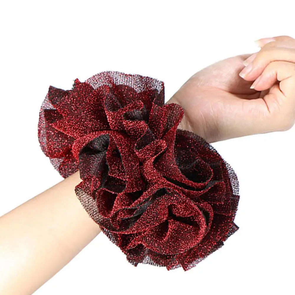 Top Trends: Beautiful Hair Tie Flower Shape Gift Shining Flower Shape Hair Tie Accessories Hair Band For Dating Shoppable Styles