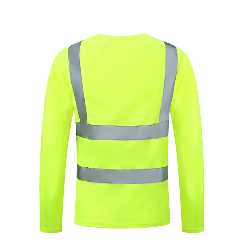 Top Trends: 2023Outdoor Shirt Fluorescent High Visibility Safety Work Shirt Summer Breathable Work T Shirt Reflective Vest T-shirt Quick Dry Shoppable Styles - Image 5