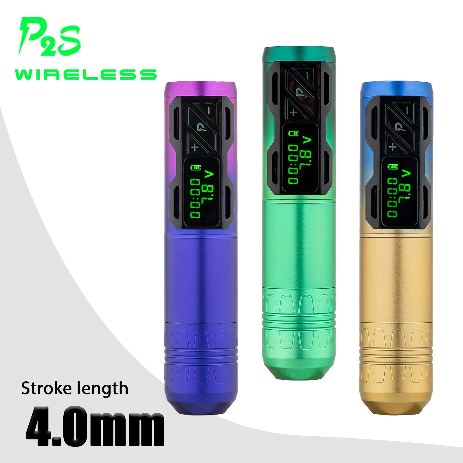 Top Trends: 4.0mm Stroke EZ Portex Gen 2S Wireless Battery Tattoo Pen Machine Swiss Motor LCD Digital Display Artist Body Permanent Makeup Shoppable Styles