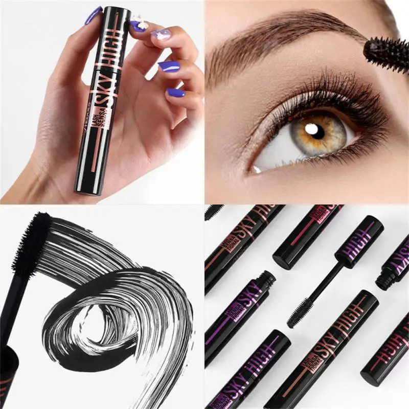 Top Trends: Silk Fiber Mascara Long Lasting Makeup Waterproof Mascara For Eyelash Extension Natural Thicking Eye Lashes Curler Women 화장품 Shoppable Styles