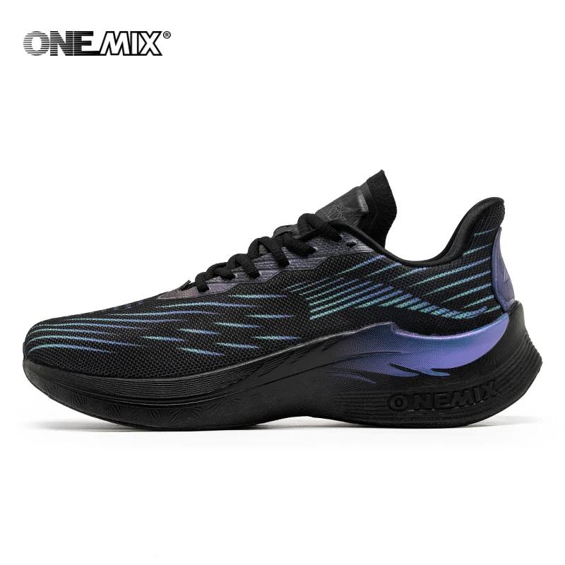 Top Trends: ONEMIX Men Skateboarding Shoes Sneakers High Top Casual Classic Black Men Running Shoes Breathable Male Outdoor Walking Shoes Shoppable Styles - Image 2